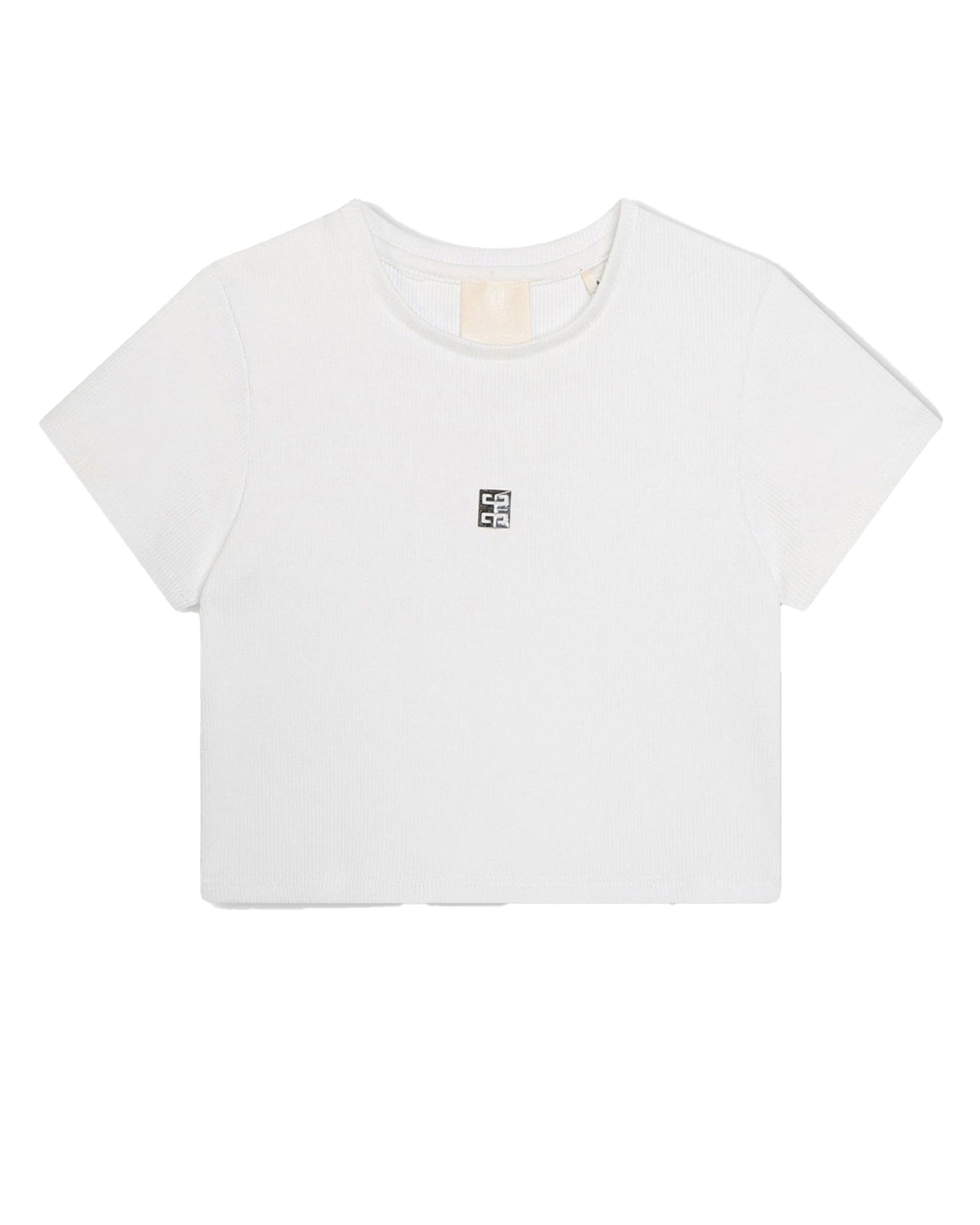 T-shirt à manches courtes en coton - Blanc
