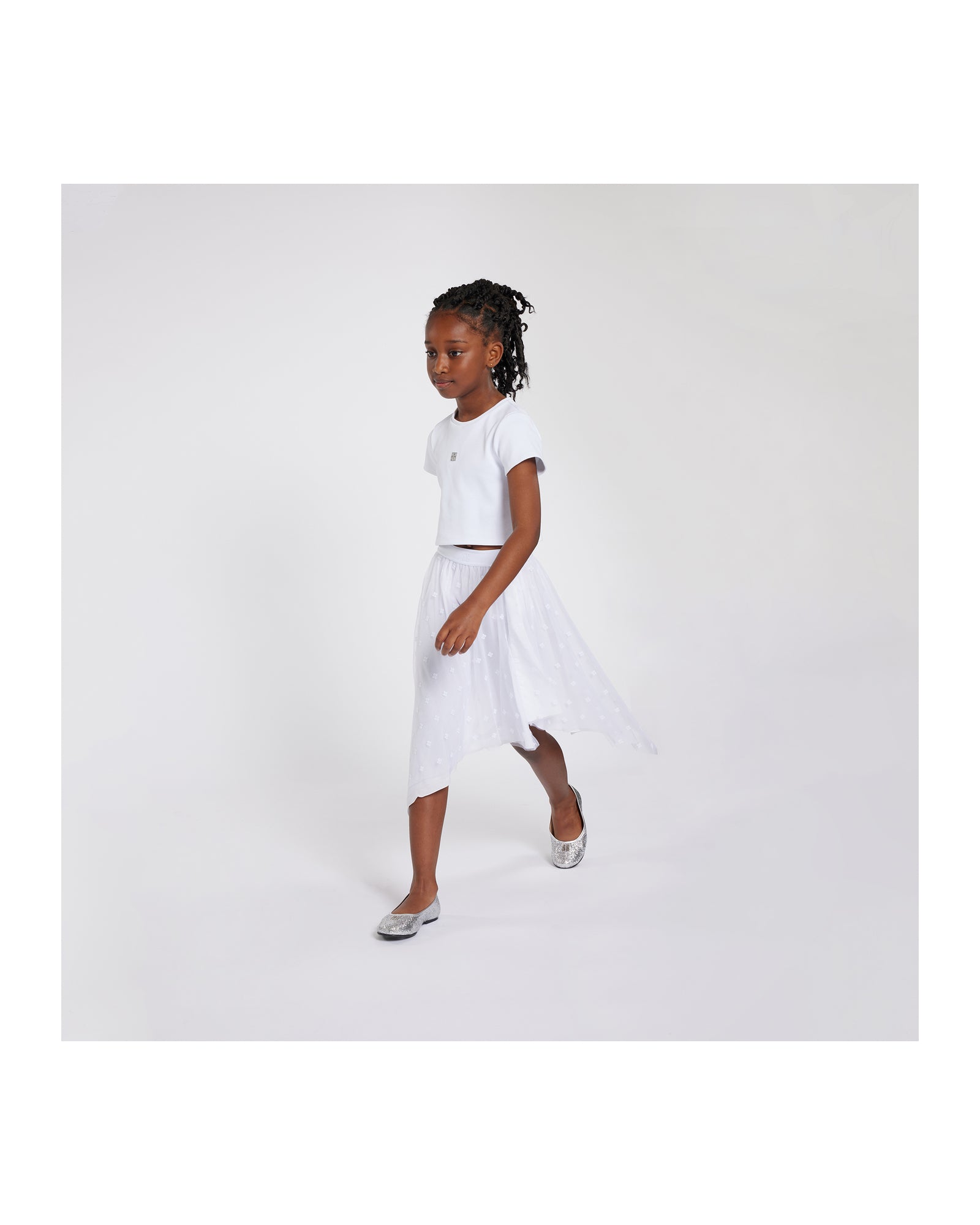 T-shirt à manches courtes en coton - Blanc