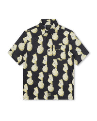 Chemise en coton - Noir jaune
