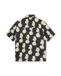 Chemise en coton - Noir jaune