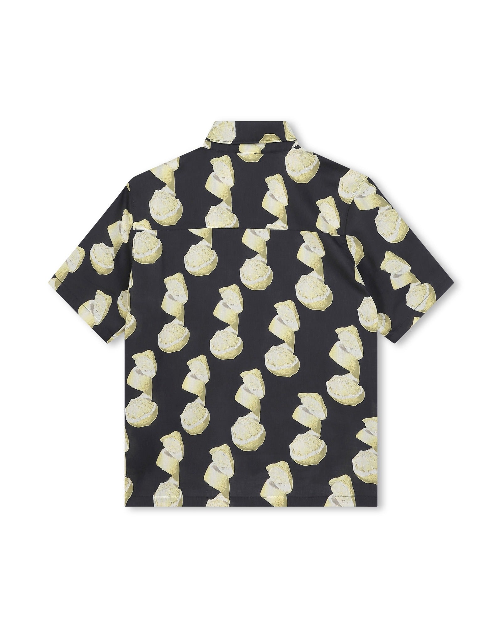 Chemise en coton - Noir jaune