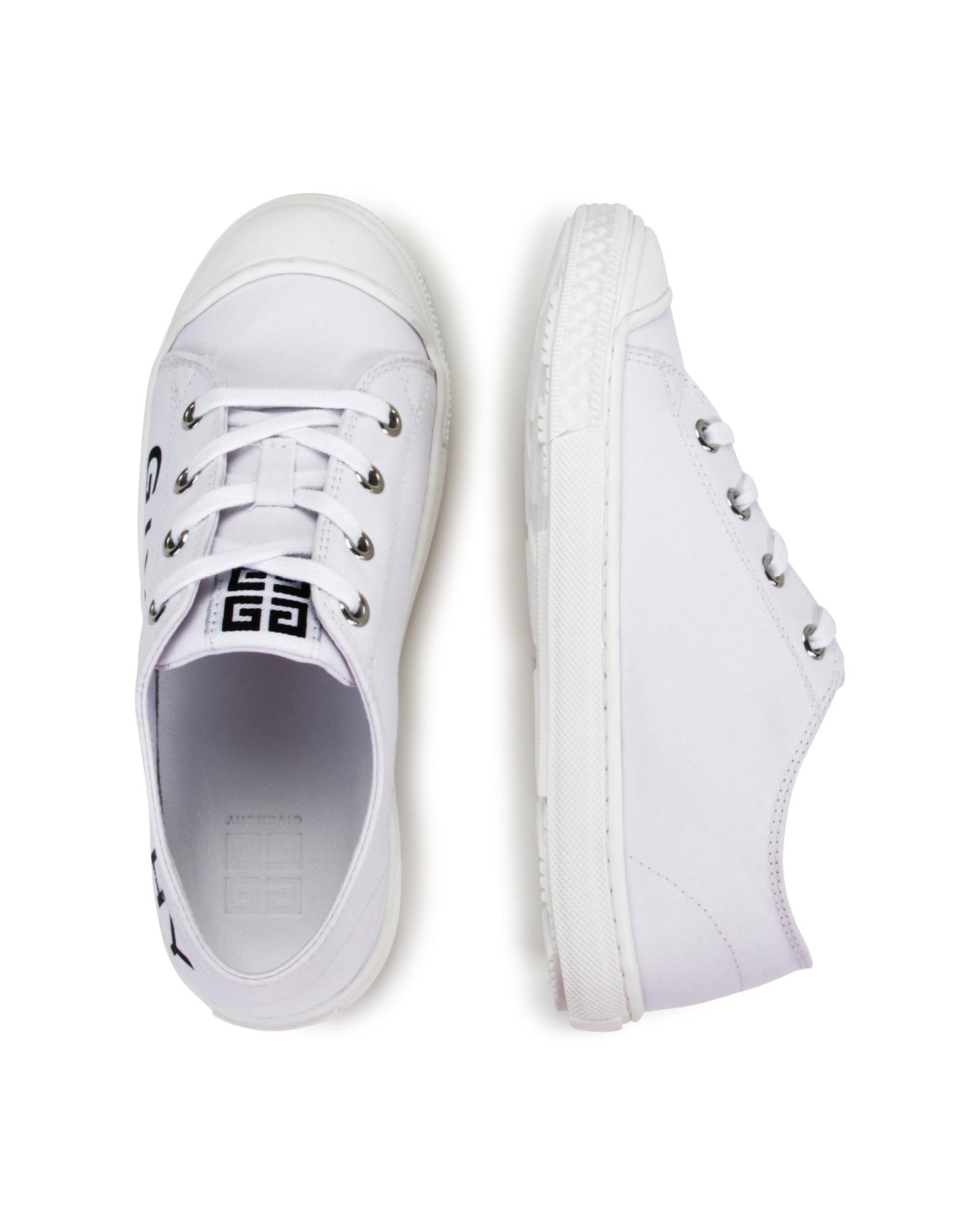 Baskets à lacets - Blanc