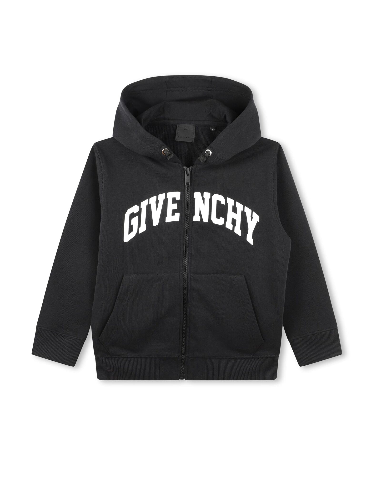 Hooded fleece cardigan - Black