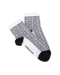 Chaussettes hautes - Blanc Noir