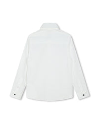 Chemise à manches longues en coton - Blanc