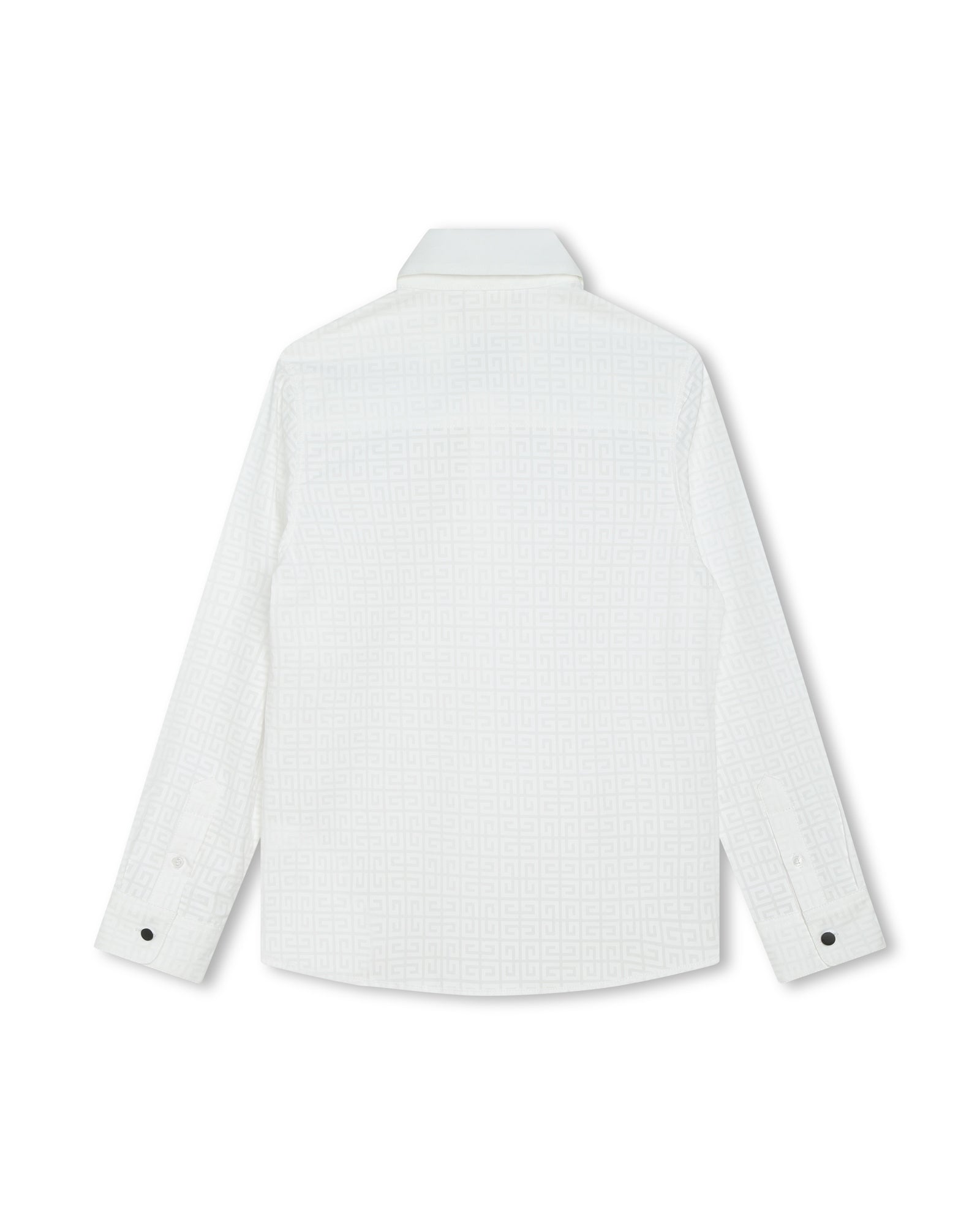 Chemise à manches longues en coton - Blanc