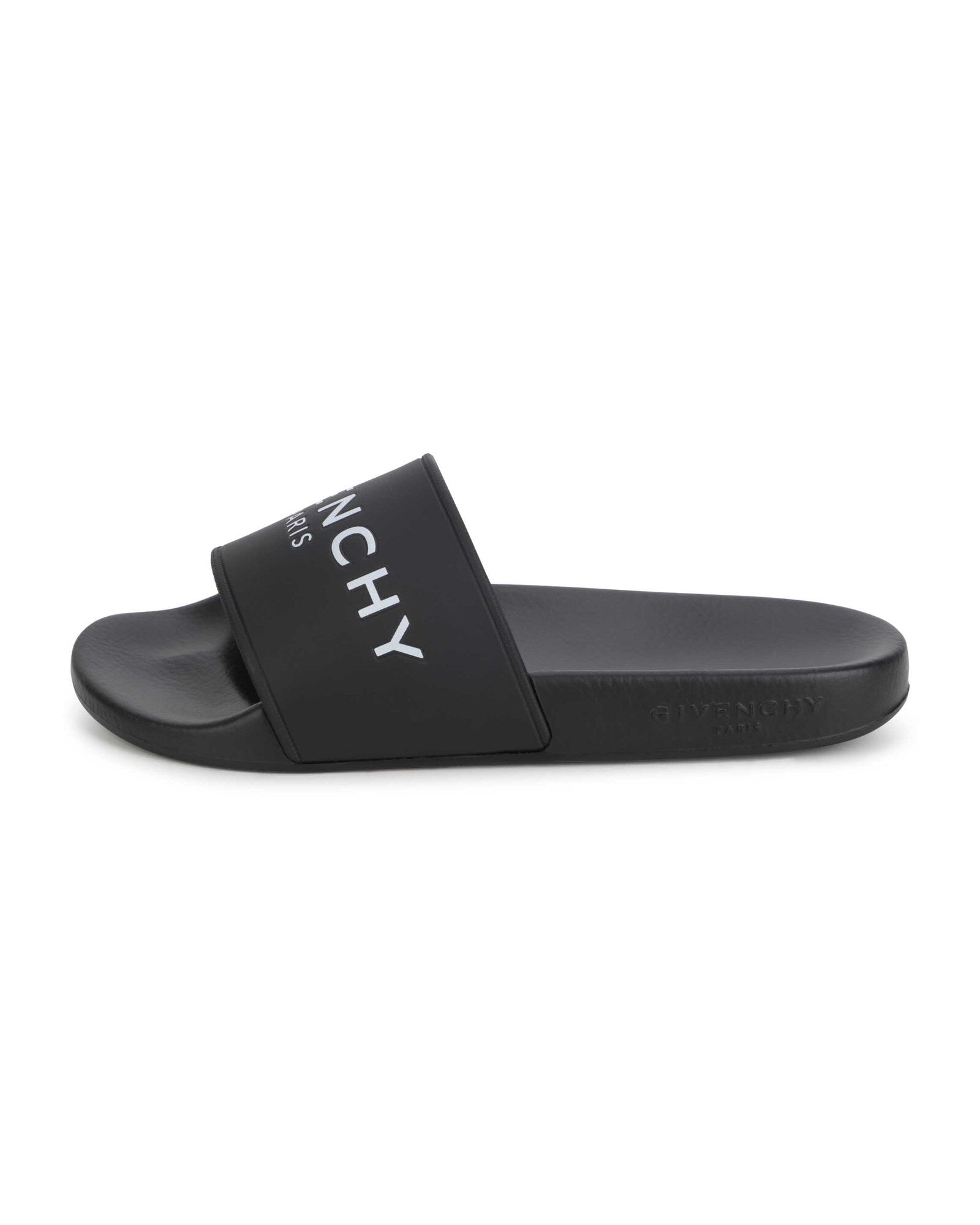 Mules Slide avec logo en relief - Black