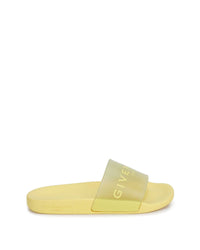 Mules avec logo en relief - Pop corn