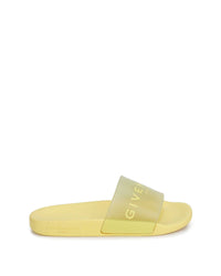 Mules with embossed logo - Pop Corn