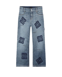 Cotton denim trousers - Double stone