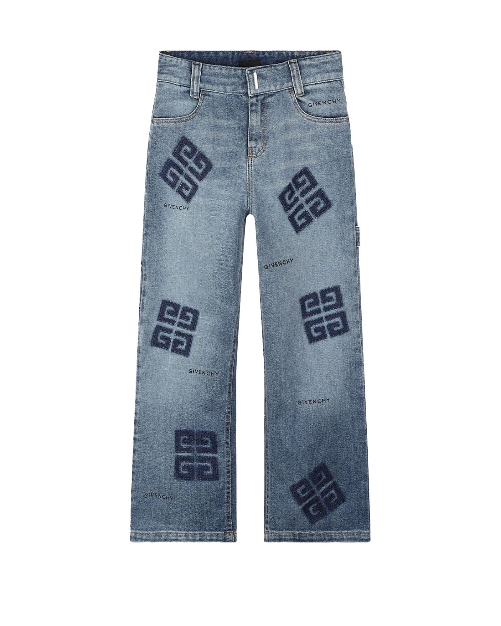 Cotton denim trousers - Double stone