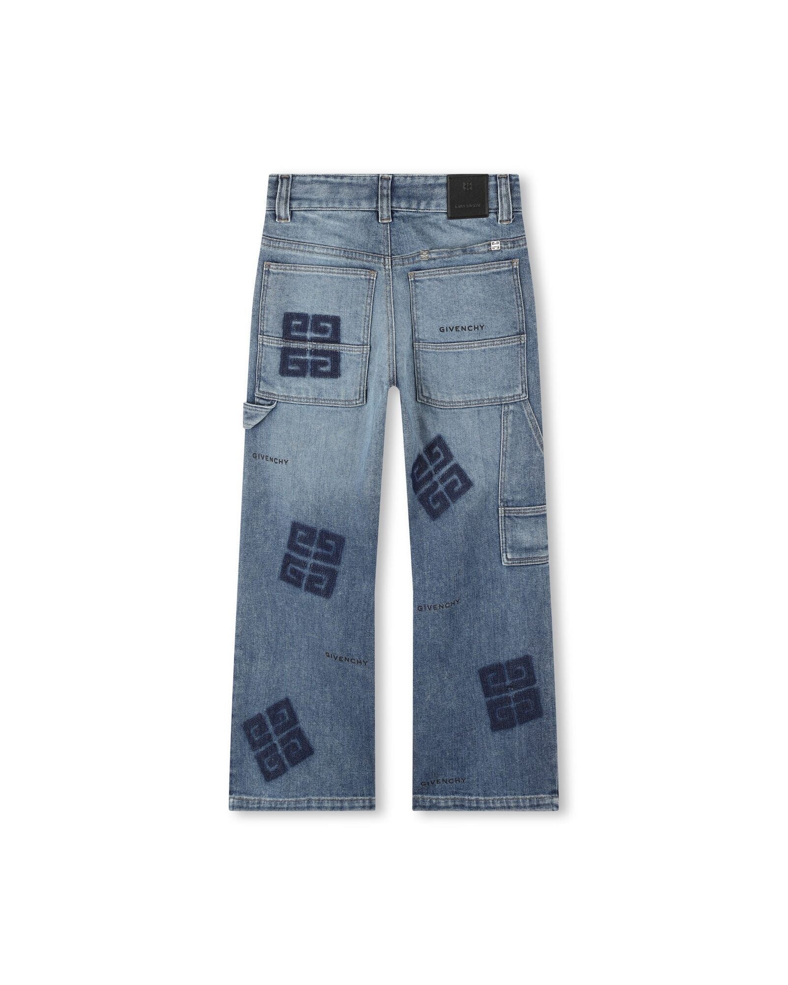 Cotton denim trousers - Double stone