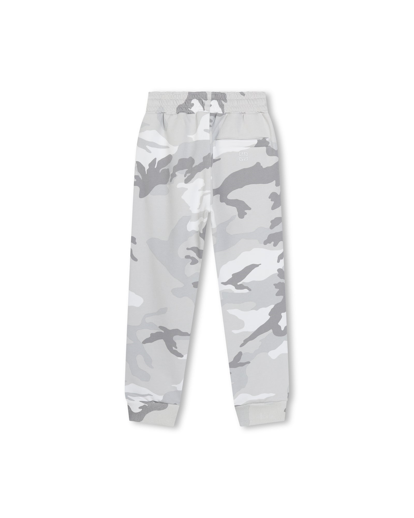 Pantalon de jogging en coton - Gris blanc