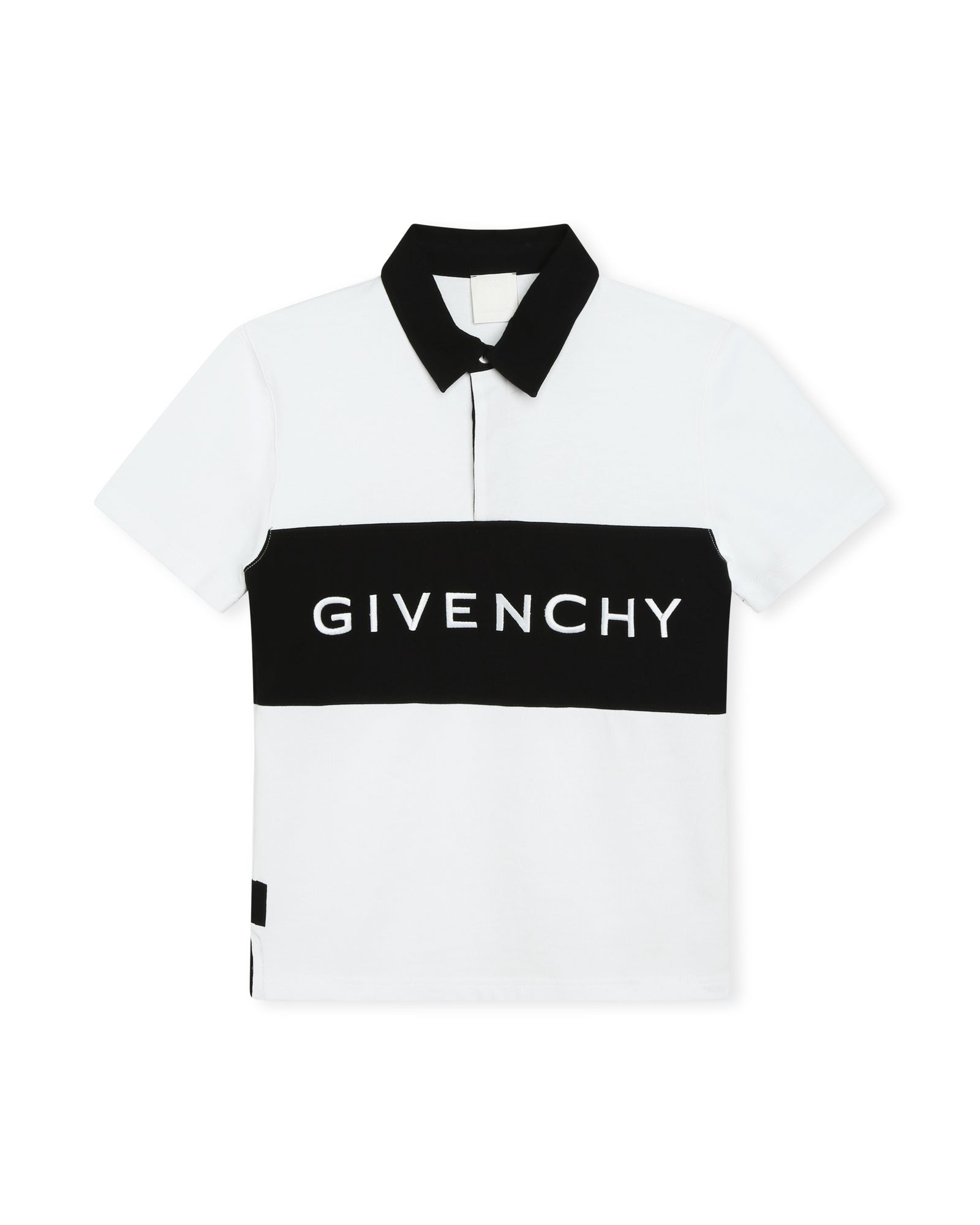 Polo à broderies - Blanc