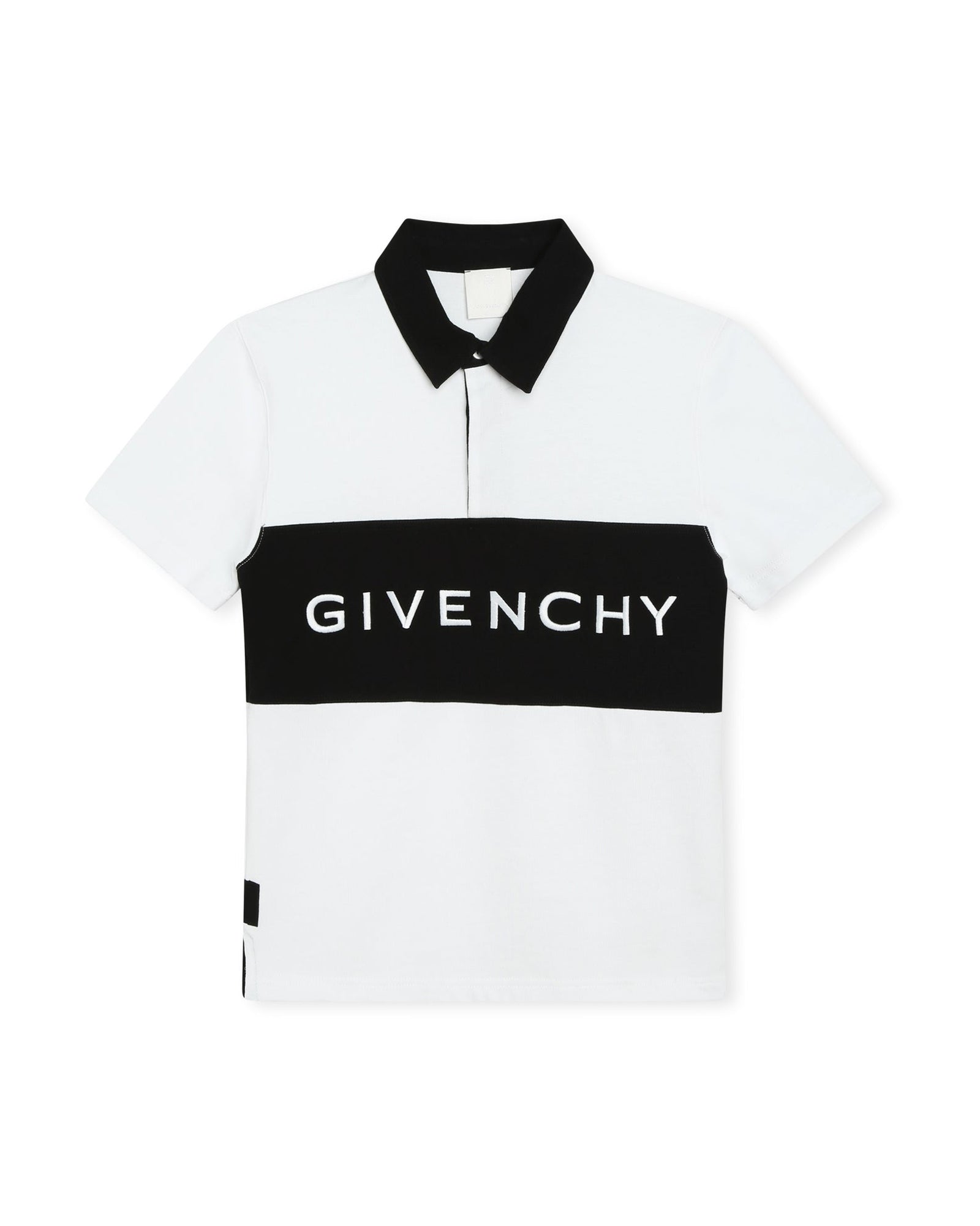 Polo à broderies - Blanc