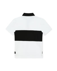 Polo à broderies - Blanc