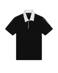Polo à manches courtes en coton - Black