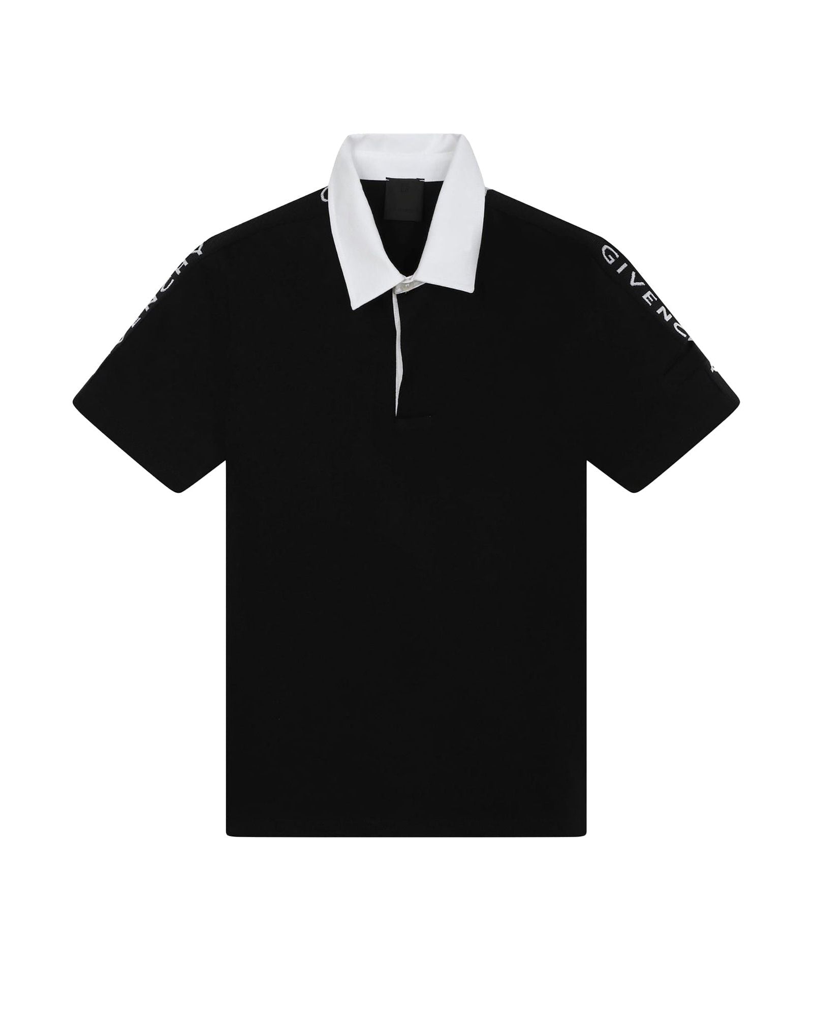 Polo à manches courtes en coton - Black