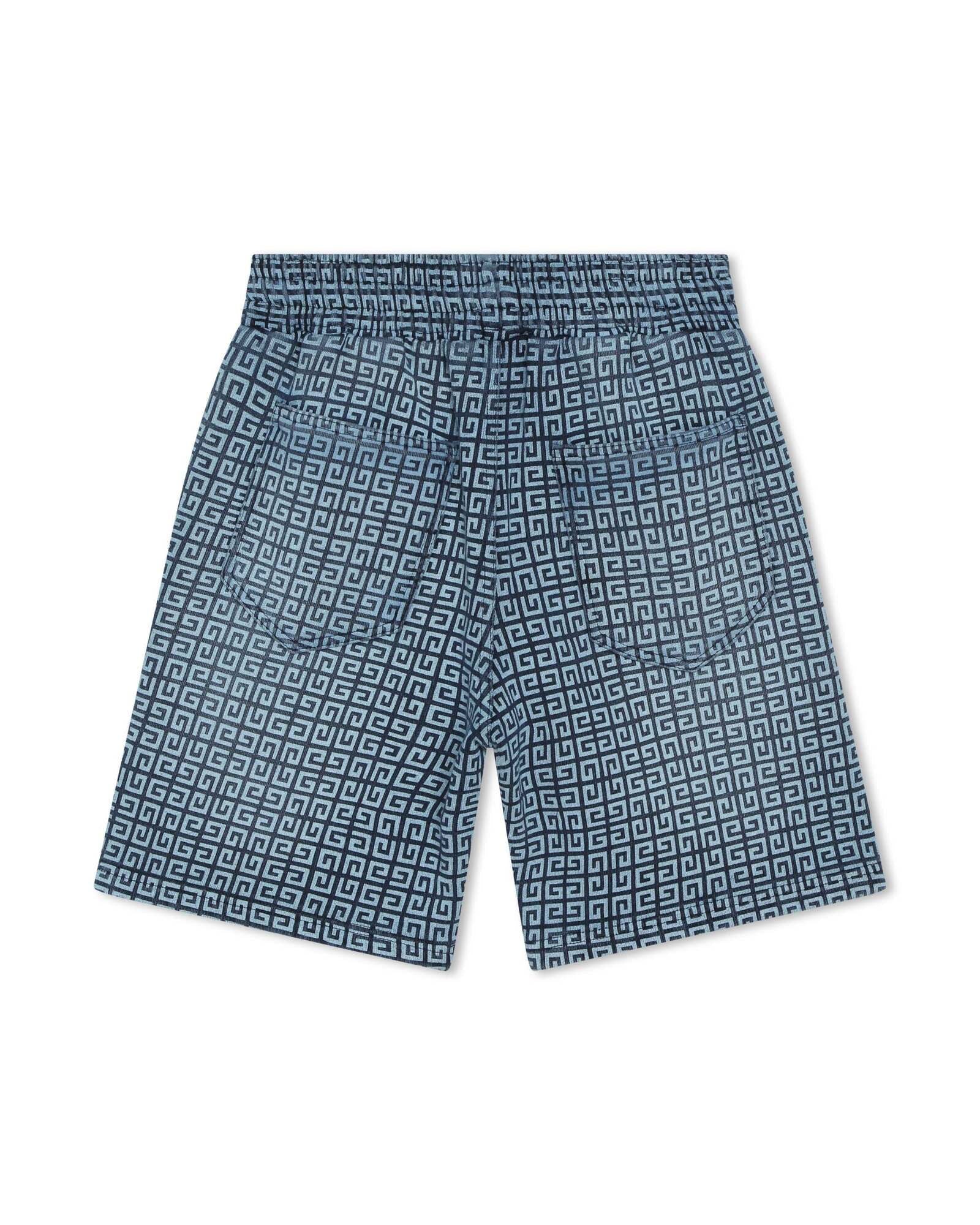 Bermuda en coton - Denim lave