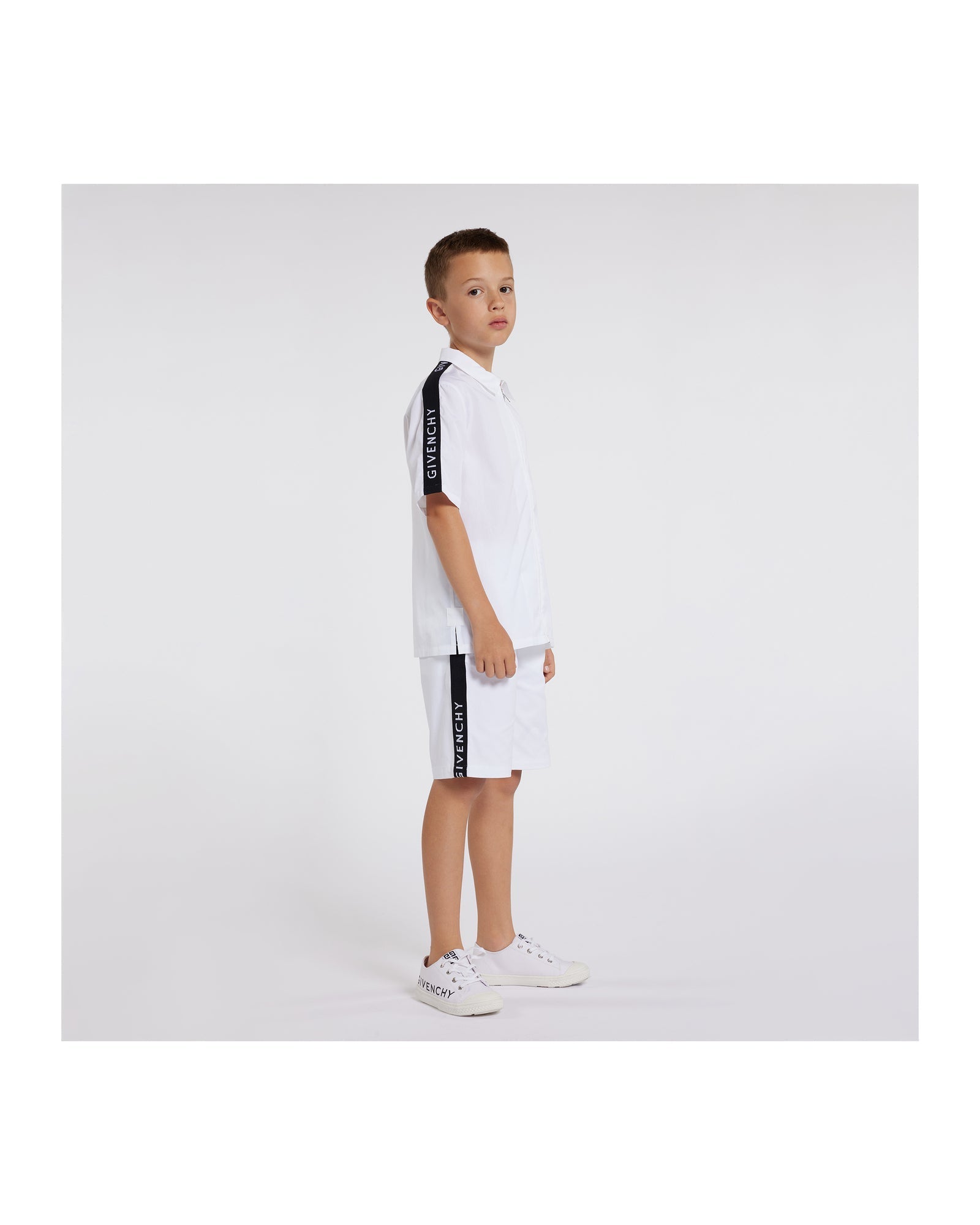 Bermuda en coton - Blanc