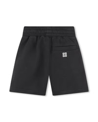 Short à taille élastiquée - Black