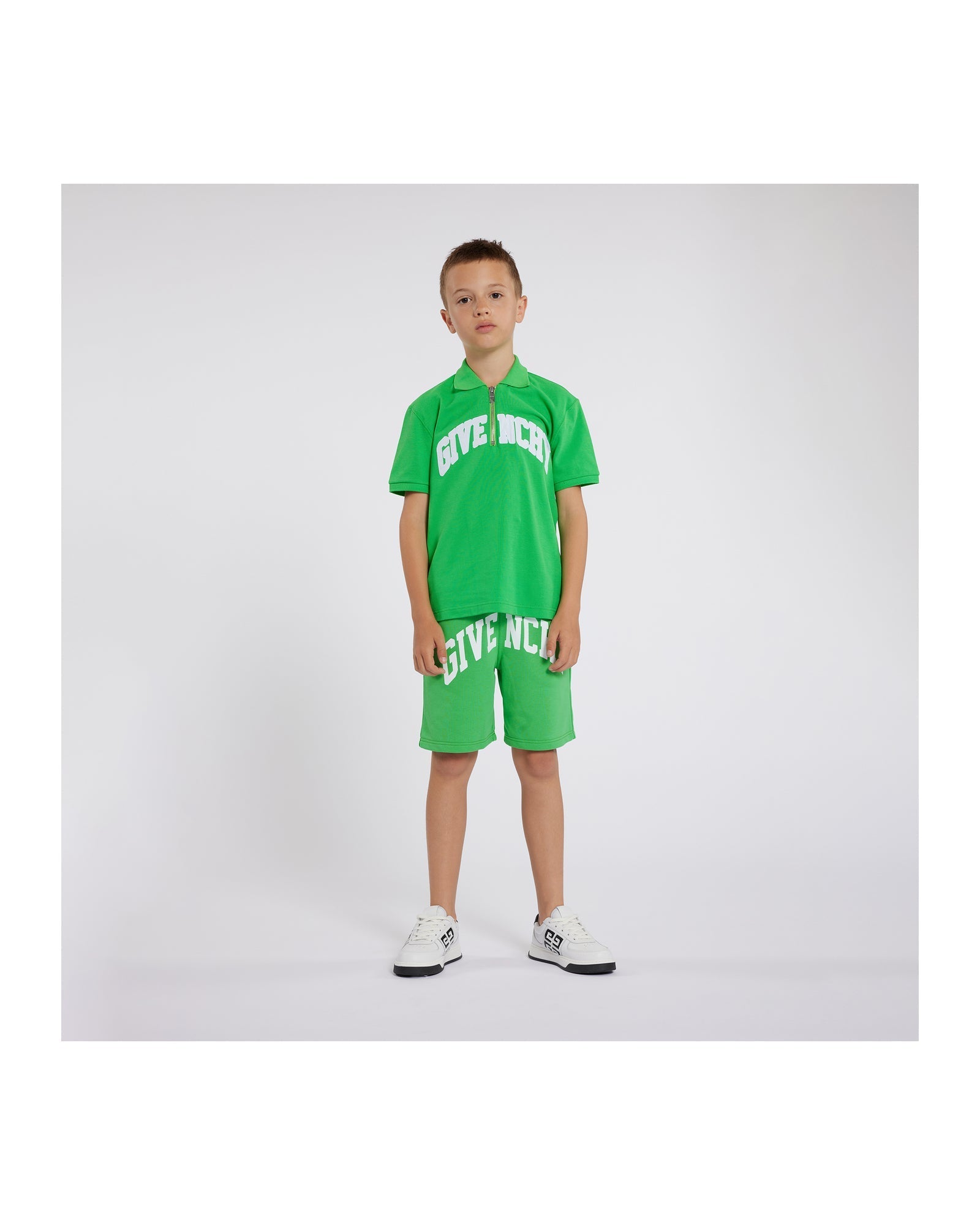 Short en coton - Vert flash
