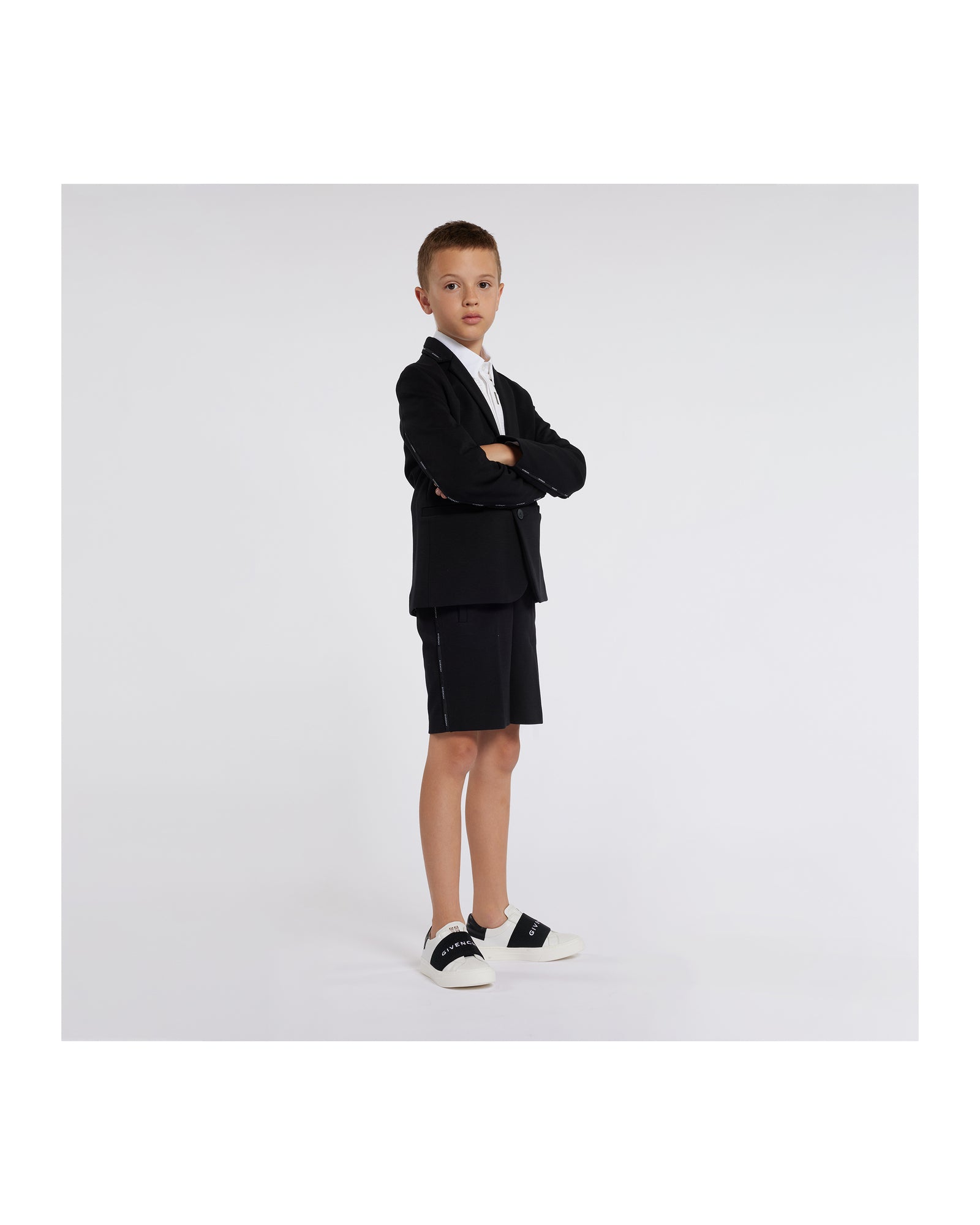 Bermuda de cérémonie en coton - Black