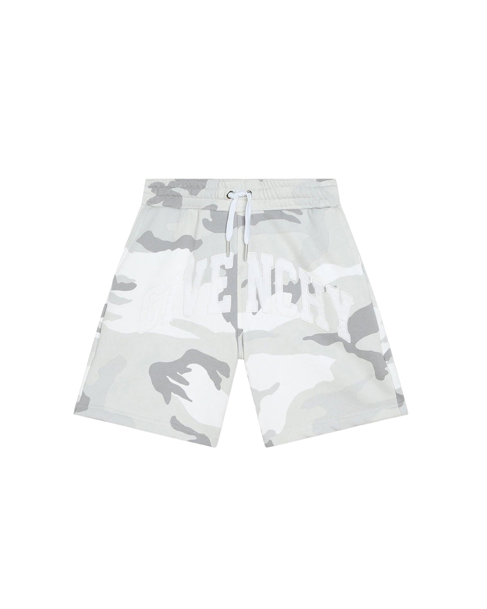 Cotton shorts - Grey White