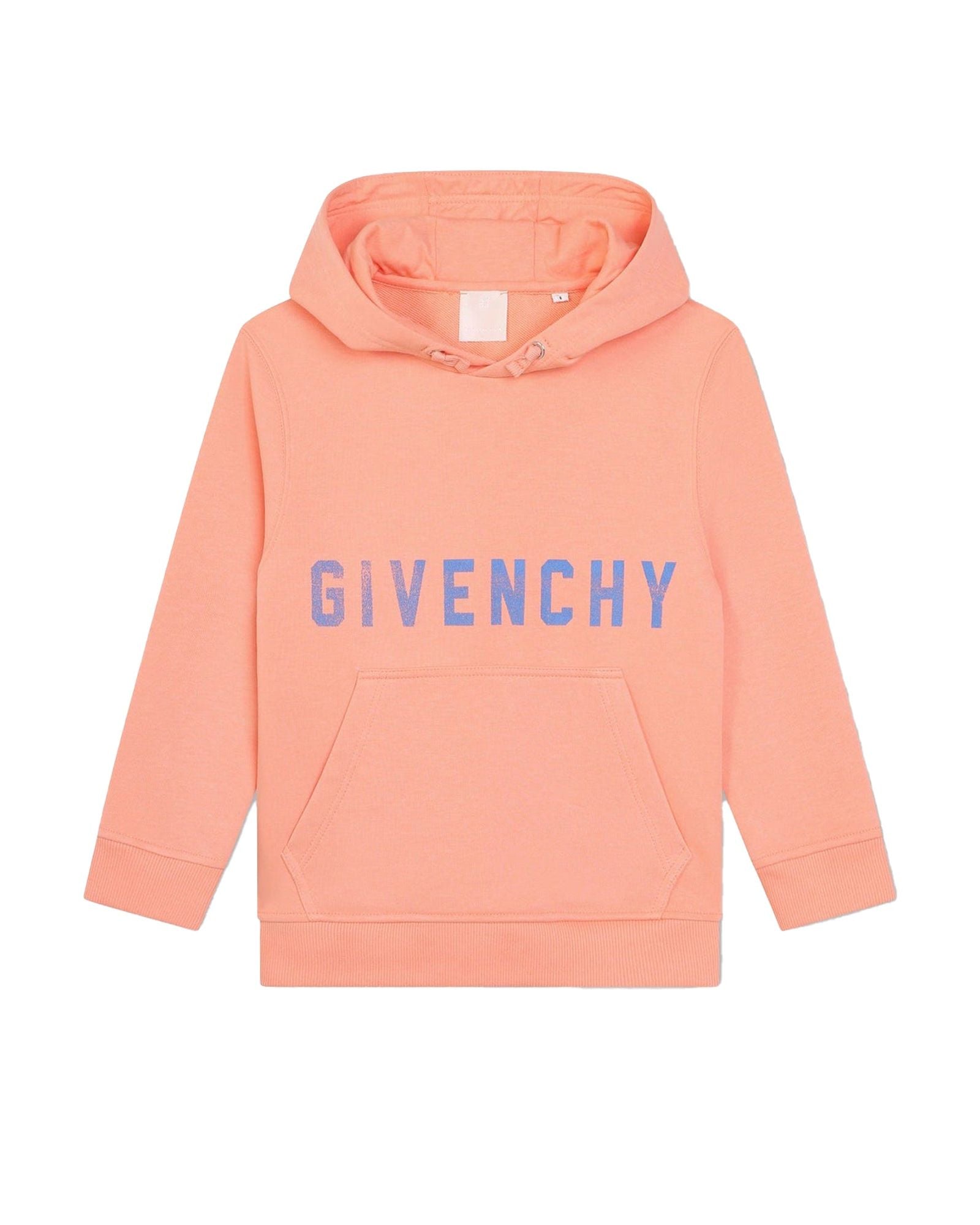 Sweatshirt à capuche en coton - Pamplemousse