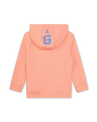 Sweatshirt à capuche en coton - Pamplemousse