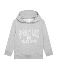 Cotton hoodie - Mottled Grey