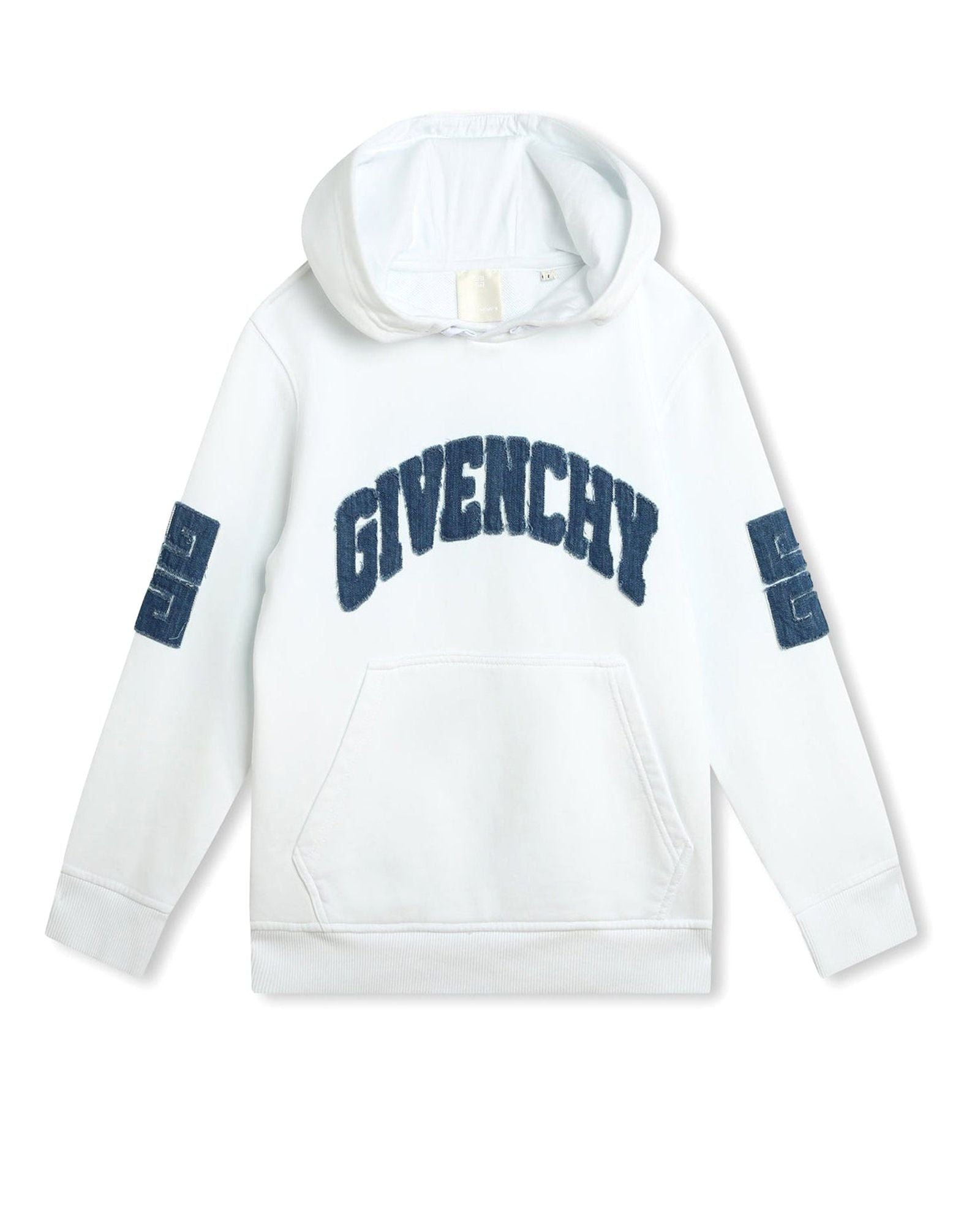 Sweatshirt à capuche en coton - Blanc