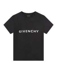 Short-sleeved cotton T-shirt - Black