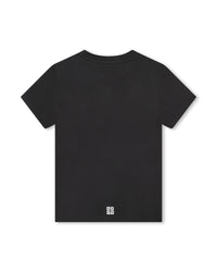Short-sleeved cotton T-shirt - Black