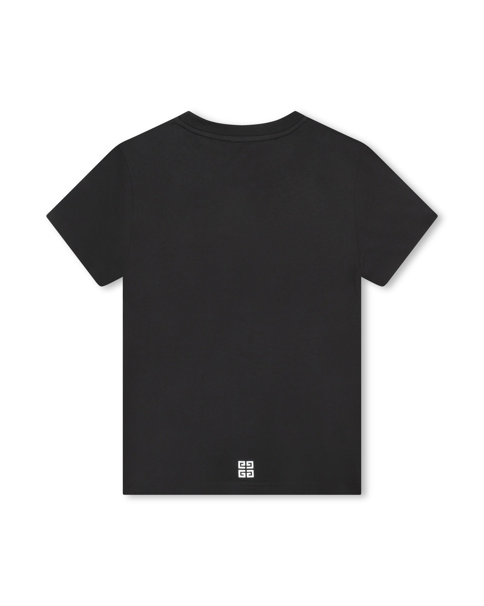 Short-sleeved cotton T-shirt - Black