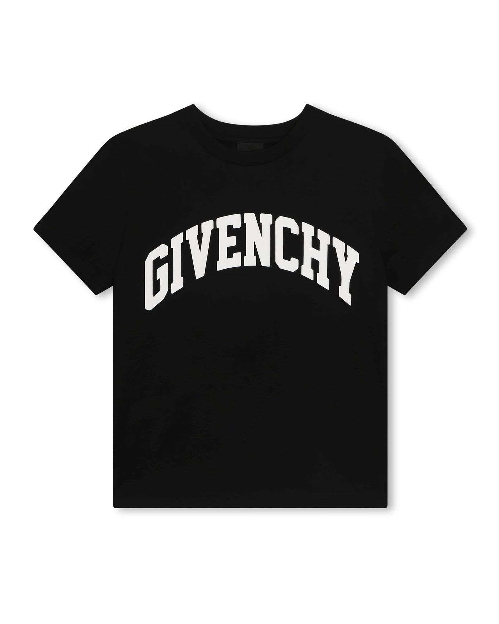 Short-sleeved cotton T-shirt - Black