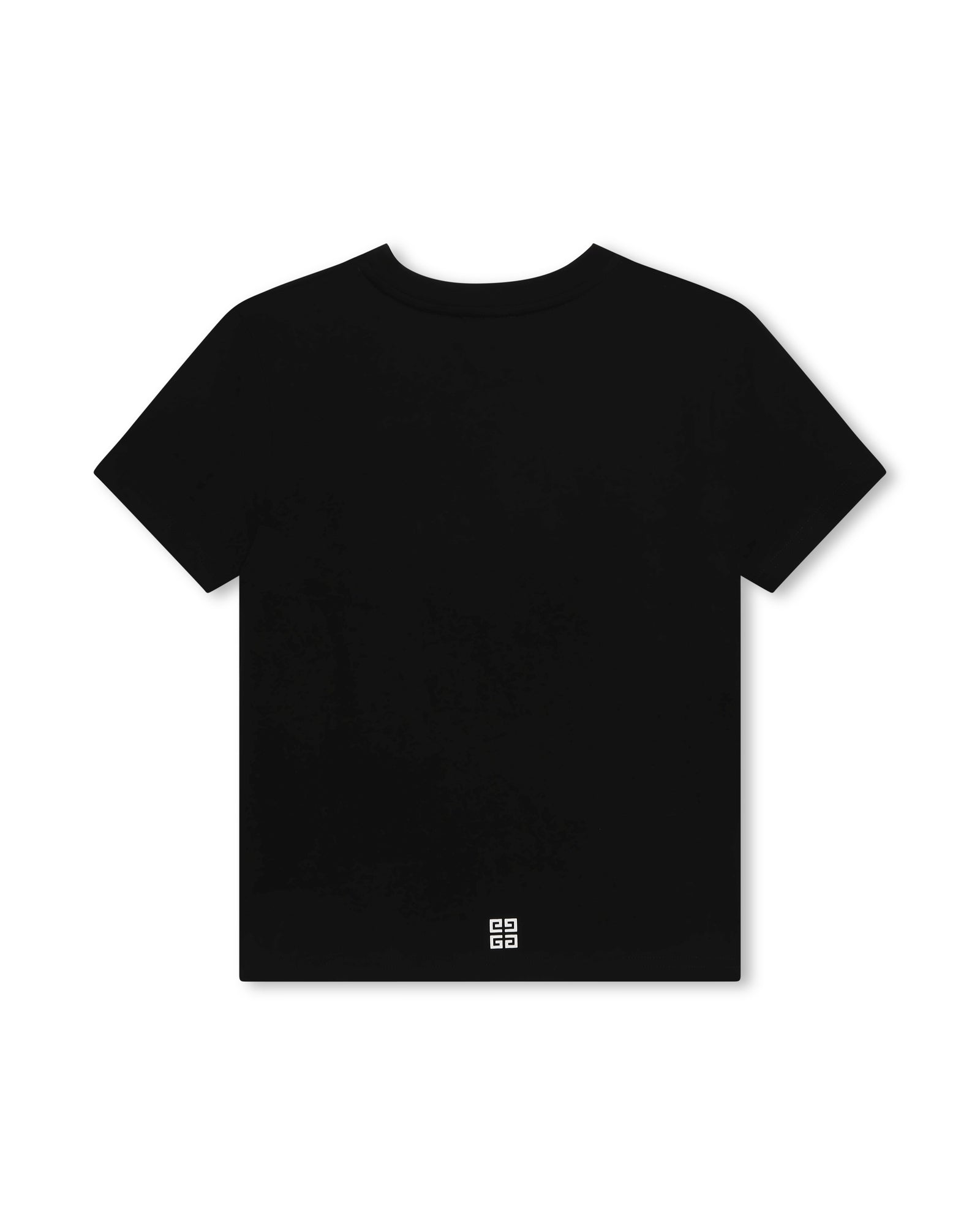 Short-sleeved cotton T-shirt - Black