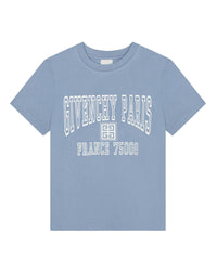 T-shirt à manches courtes en coton - Blue cloud