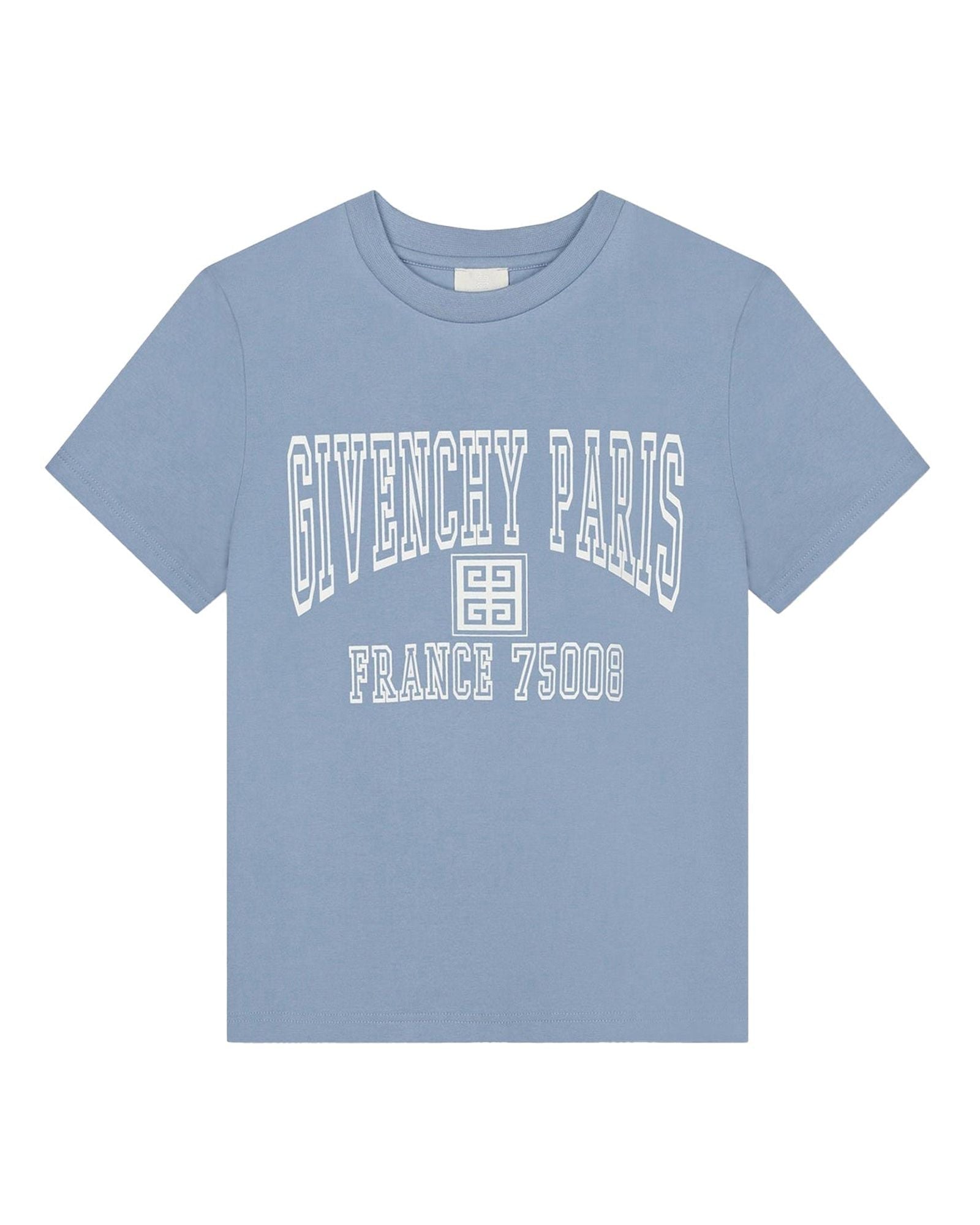 T-shirt à manches courtes en coton - Blue cloud