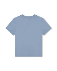 T-shirt à manches courtes en coton - Blue cloud
