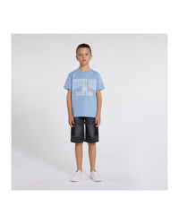 T-shirt à manches courtes en coton - Blue cloud