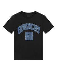 Short-sleeved cotton T-shirt - Black