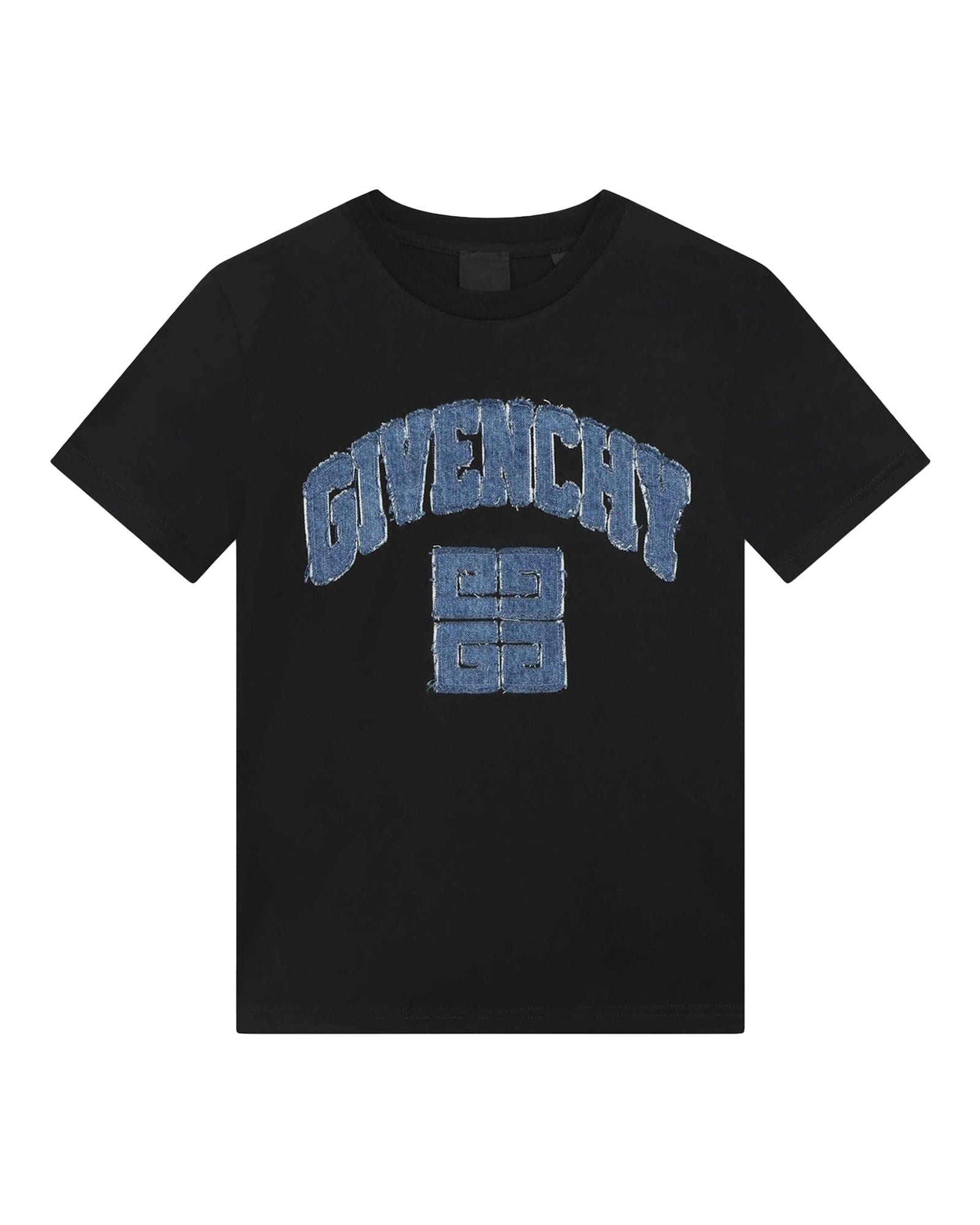 Short-sleeved cotton T-shirt - Black
