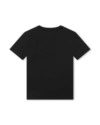 Short-sleeved cotton T-shirt - Black