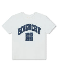 T-shirt avec logo en denim - Blanc
