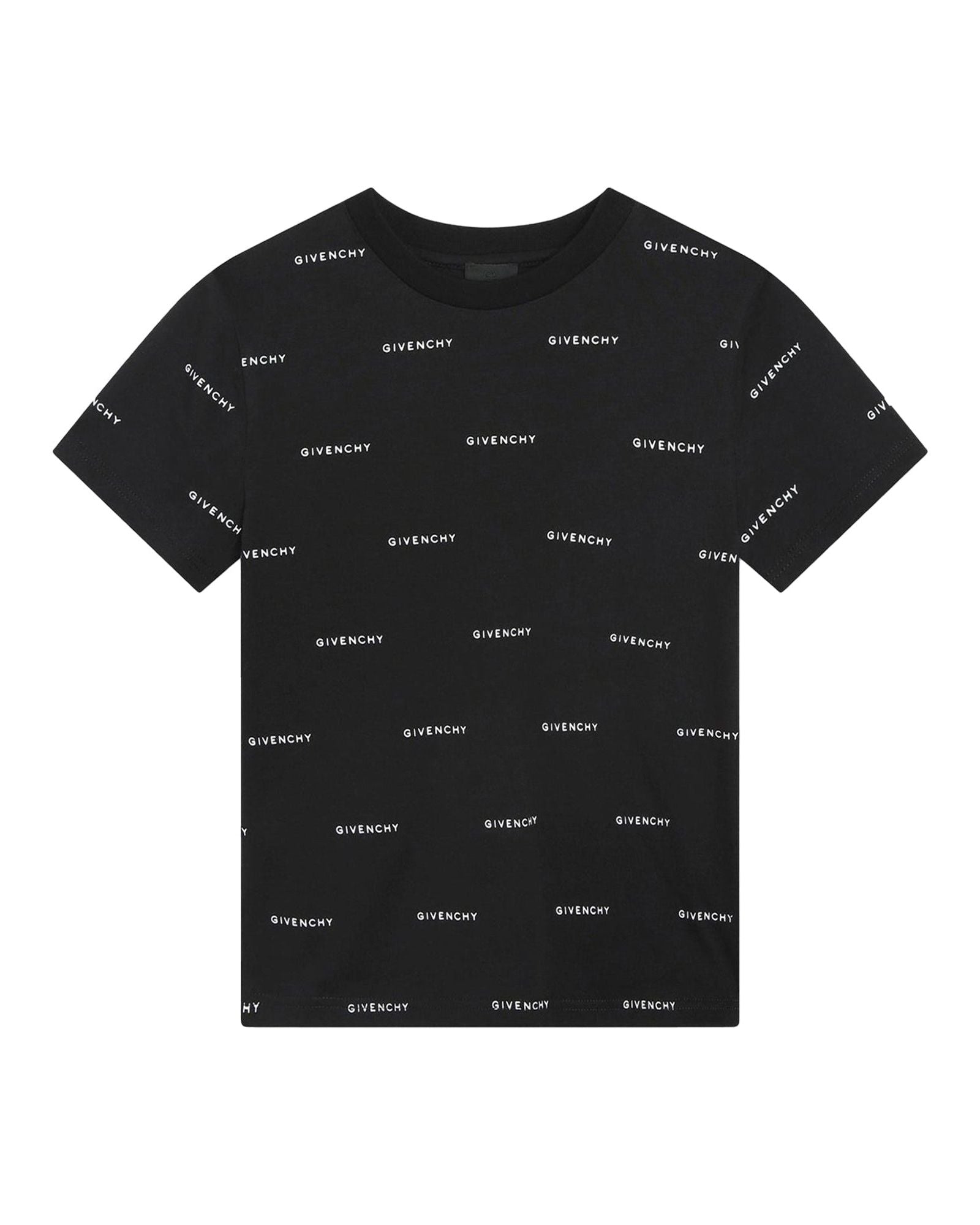 T-shirt à manches courtes en coton - Noir blanc