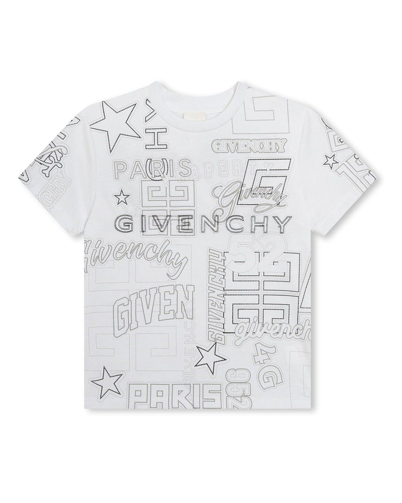T-shirt à manches courtes en coton - Blanc
