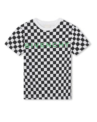 T-shirt à manches courtes en coton - Noir blanc