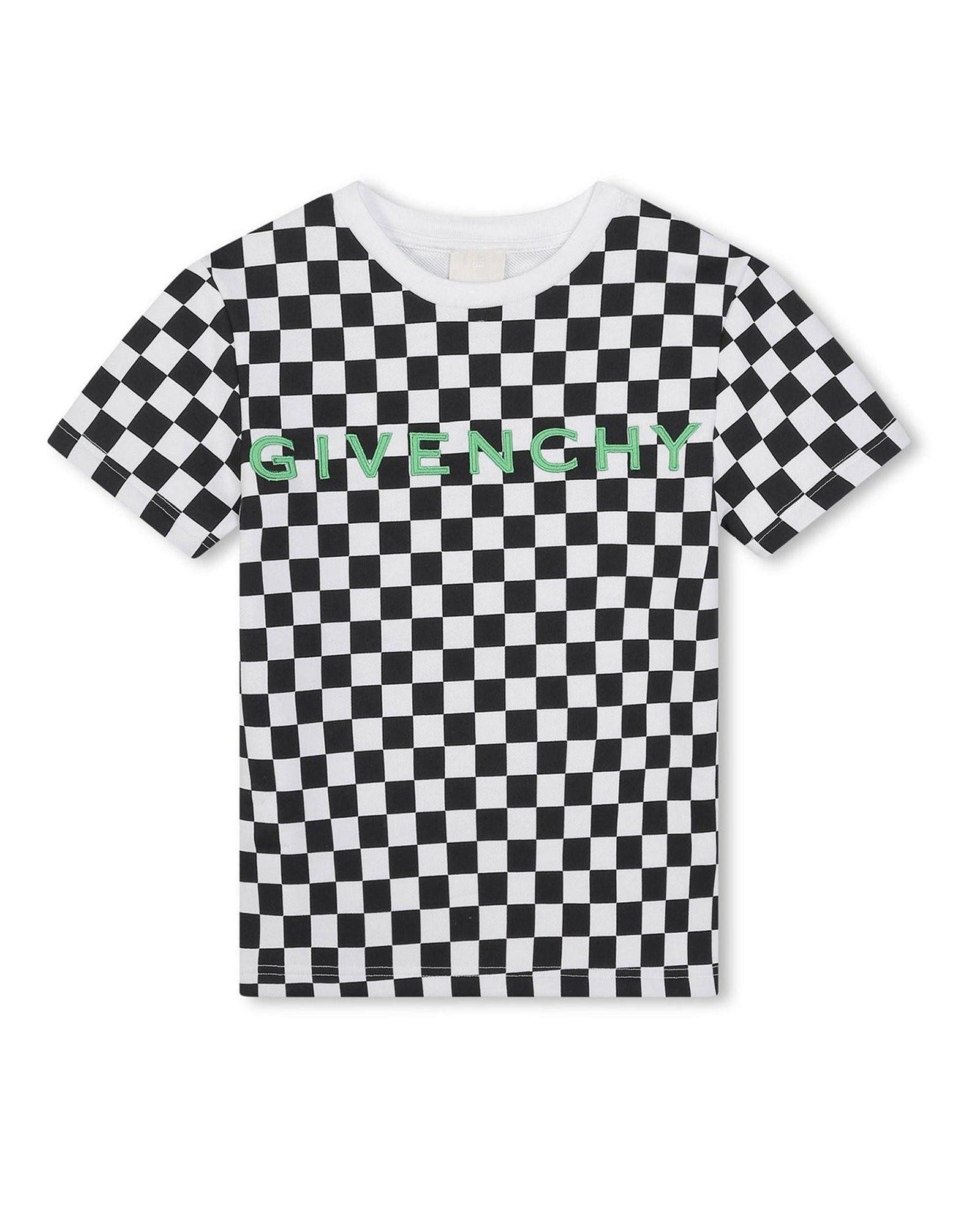 T-shirt à manches courtes en coton - Noir blanc