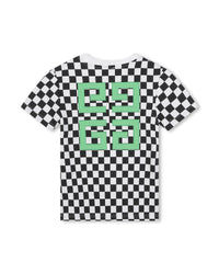 T-shirt à manches courtes en coton - Noir blanc